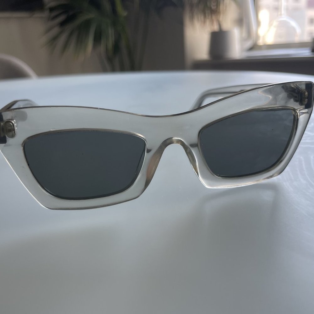 Celine cat eye sunglasses, clear frame